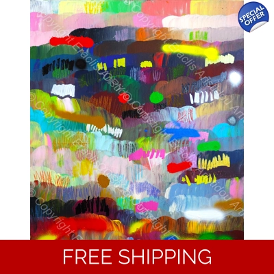 Colourful Abstract Countryside 5308